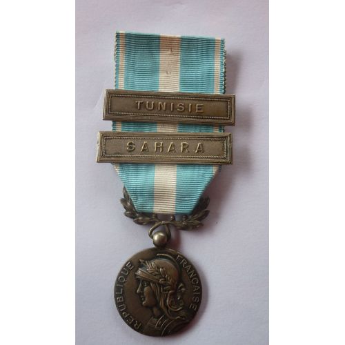 Médaille Coloniale, Agrafe Tunisie, Sahara Ref M47