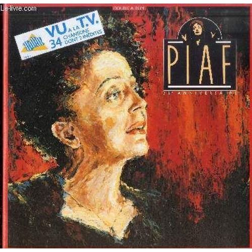 Disque Vinyle 33t Piaf 25e Anniversaire-Double Album