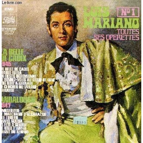 Disque Vinyle 33t Toutes Ses Operettes Volume 1