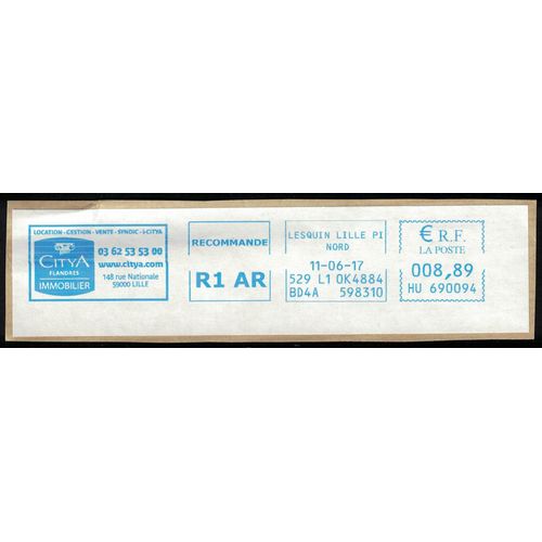 France Ema Empreinte Postmark Citya Flandres Immobilier 59 Lille