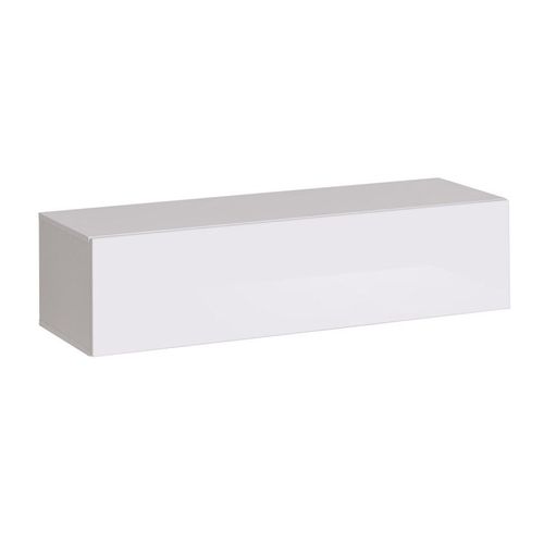 Banc Tv Mural Design "Switch" 120cm Blanc
