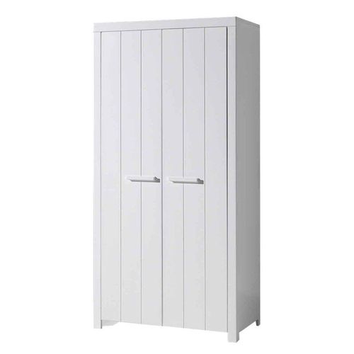 Armoire 2 Portes "Erik" 205cm Blanc