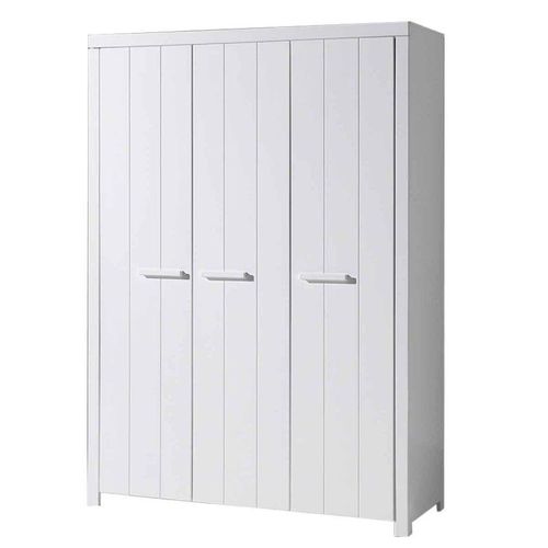 Armoire 3 Portes "Erik" 205cm Blanc