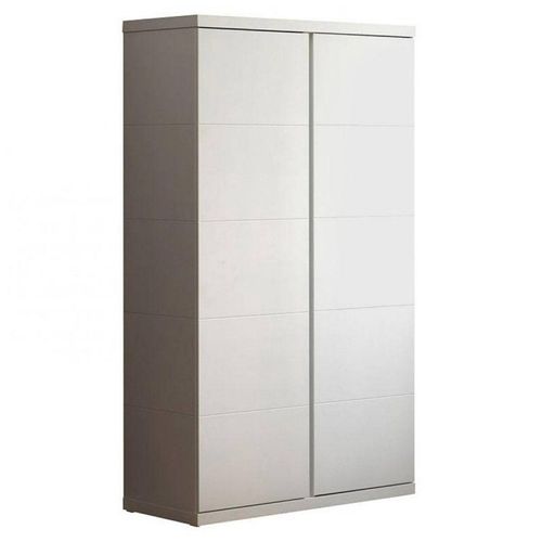Paris Prix - Armoire 2 Portes "Lara" 204cm Blanc