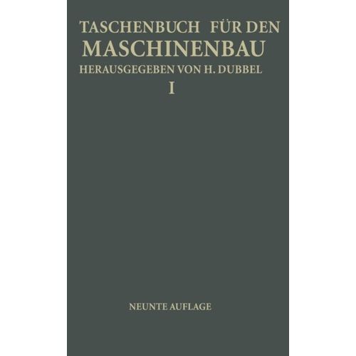 Taschenbuch Für Den Maschinenbau