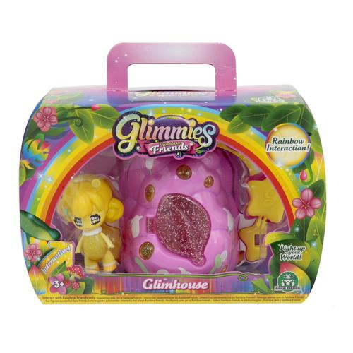 Glimmies Rainbow Friends Glimmies - Glimhouse (Maison) + 1 Glimmies  Rainbow Friends Exclusive - Maison Buisson