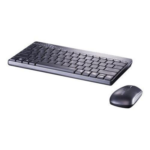 Rapoo 8000 - Ensemble clavier et souris - sans fil - 2.4 GHz - Français - noir