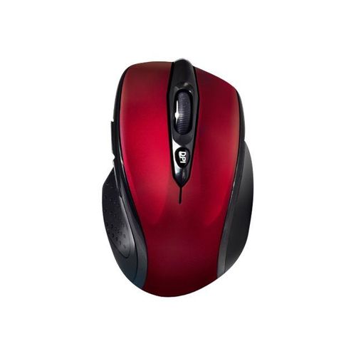 Suza Advance Shape 6D - Souris - pour droitiers - optique - 6 boutons - sans fil - 2.4 GHz - récepteur sans fil USB - rouge