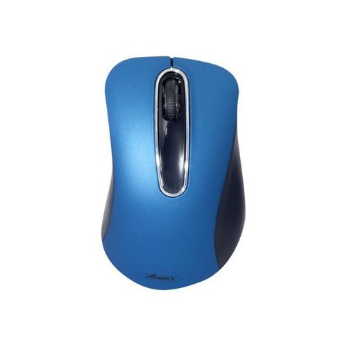 Suza Advance Shape 3D - Souris - optique - 3 boutons - sans fil - 2.4 GHz - récepteur sans fil USB - bleu
