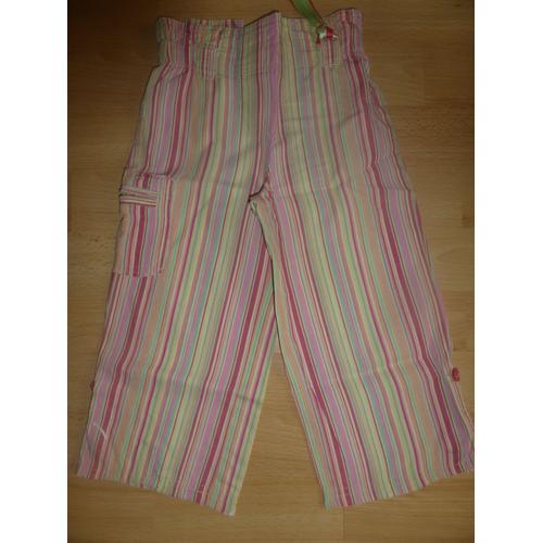 Pantalon O'kids Coton 2 Ans Multicolore