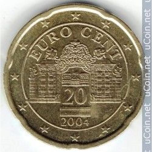 20 Centimes Euro Autriche 2004
