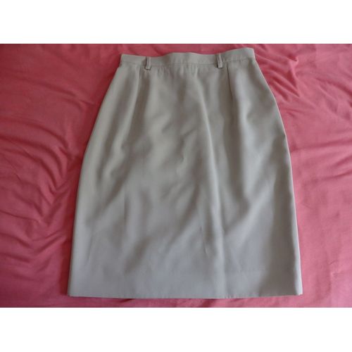 Jupe Tailleur Cyrillus Taille 38 Beige Clair