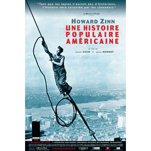 Howard Zinn, Une Histoire Populaire Américaine De Olivier Azam Et Daniel Mermet Avec Howard Zinn, Noam Chomsky - Affiche Originale De Film Format 120 X 160 Cm