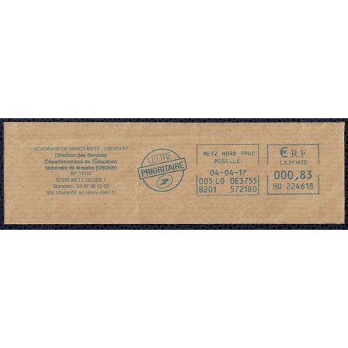 France Ema Empreinte Postmark Education Académie De Nancy Metz Dsden 57