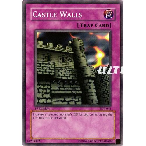 Yu-Gi-Oh! - Sdp-043 - Castle Walls - Commune