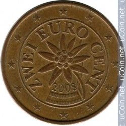2 Centimes Euro Autriche 2008