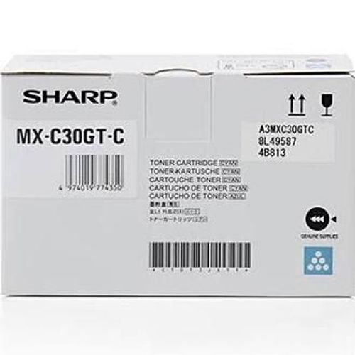 Sharp MXC30GTC - Cyan - originale - cartouche de toner - pour Sharp MX-C250F, MX-C300W, MX-C301W