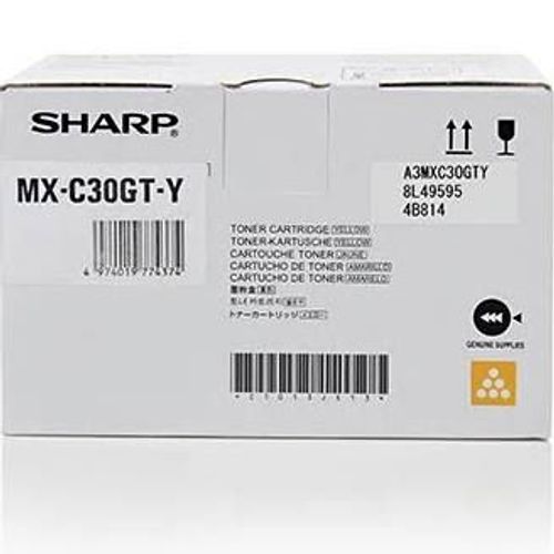 Sharp MXC30GTY - Jaune - originale - cartouche de toner - pour Sharp MX-C250F, MX-C300W, MX-C301W