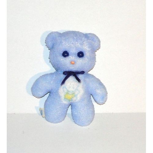 Ours Bleu Pastel Ancien Peluche Doudou Ours 23 Cm Vintage Pastel Boulgom