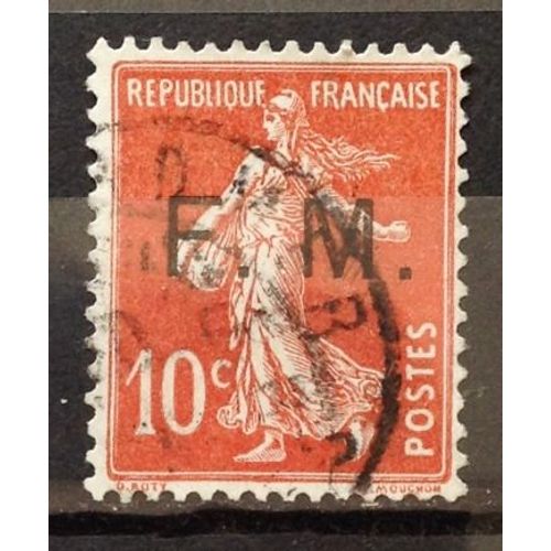 Fm Semeuse 10c Rouge (Très Joli N° 5) Obl - France Année 1906 - N18192