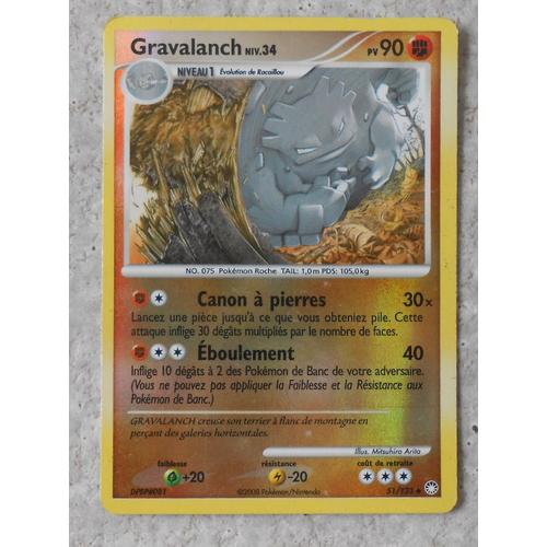 Gravalanch Reverse 51/123 - D&p Trésors Mystérieux - Vf