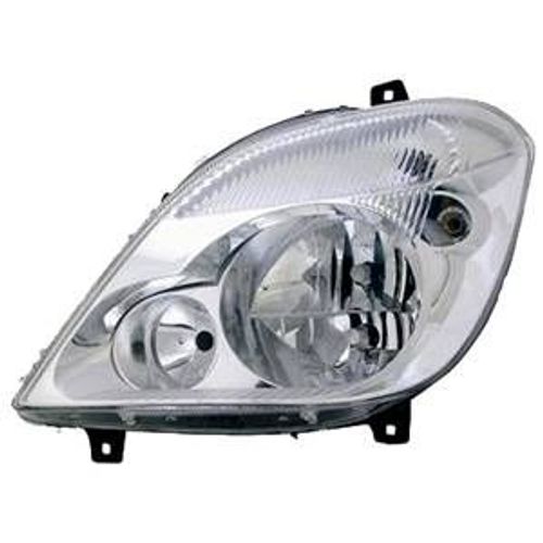 Phare Optique Avant Gauche Pour Mercedes Sprinter Ii (W906) 2006-2013, H7+H7+H7, Neuf
