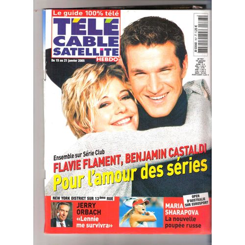 Télé Cable Satelitte 767 -Flavie Flament-Castaldi-Jerry Orbach-Maria Sharapova