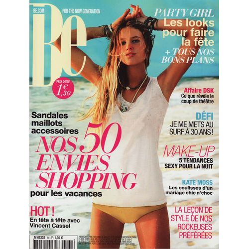 Be / 08-07-2011 N°68 : Kate Moss / Jamie Hince (3p) - Beyoncé (2p) - Vincent Cassel (2p)