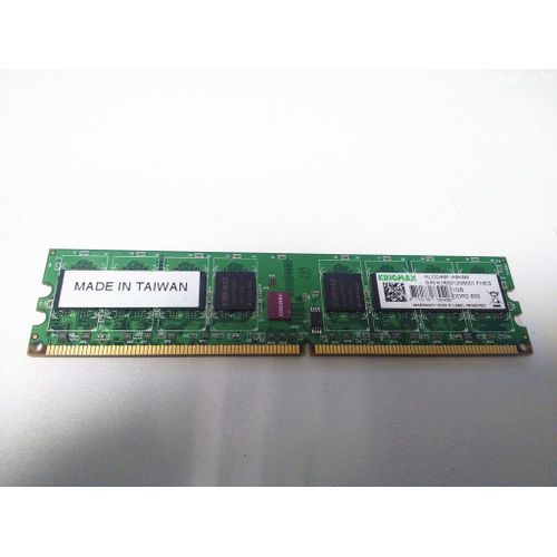 MÉMOIRE PC - RAM - KINGMAX - KLDD48F-A8KB5 - 1GO PC2-6400U - DDR2 800MHZ