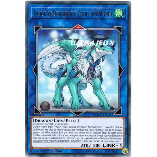 Yu-Gi-Oh! - Cotd-Fr047 - Imduk Le Dragon Du Calice Du Monde - Rare