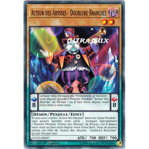 Yu-Gi-Oh! - Cotd-Fr097 - Acteur Des Abysses - Doublure Branchée - Commune