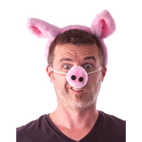 Serre Tête Et Nez De Cochon Adulte - 149500 - Taille Unique - Port 0¿