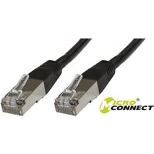 MicroConnect - Câble réseau - RJ-45 (M) pour RJ-45 (M) - 5 m - Paire torsadée blindée (SSTP) - CAT 5e - bloqué - noir