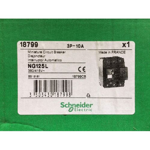 Multi9 NG125L - disjoncteur modulaire - 3P - 10A - courbe C