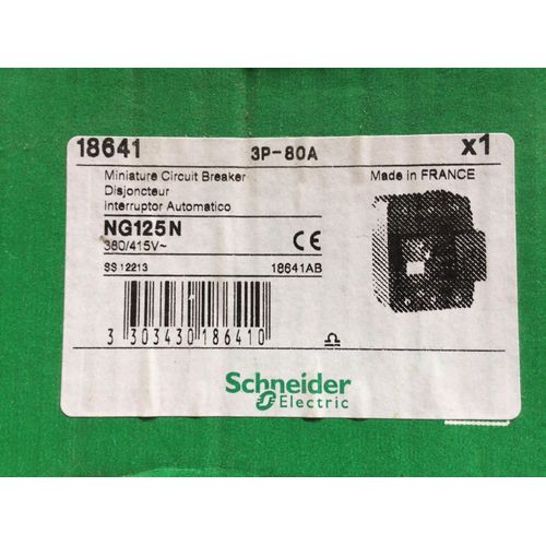Multi9 NG125N - disjoncteur modulaire - 3P - 80A - courbe C