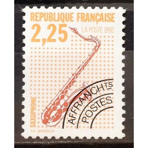 Préoblitéré Instruments De Musique - Saxophone 2,25 (Impeccable N° 225) Neuf** Luxe (= Sans Trace De Charnière) - France Année 1992 - N18077