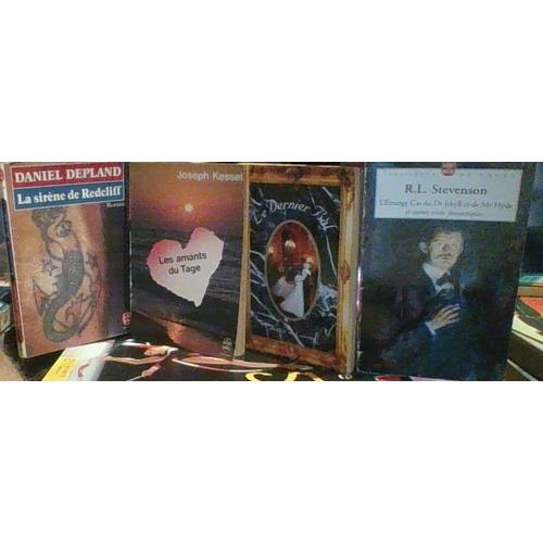 Lot 4 Livres. Le Dernier Bal.Les Amants Du Tage. La Sirene De Redcliff. L Etrange Cas Du Dr Jekyll Et De Mr Hyde