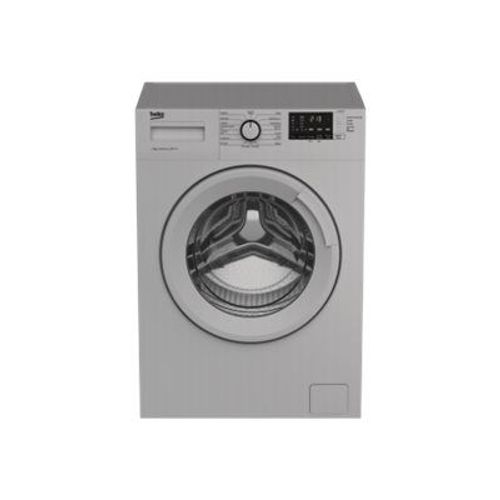 Beko WTE6611SY - Machine à laver - indépendant - largeur : 60 cm - profondeur : 41.5 cm - hauteur : 84 cm - chargement frontal - 39 litres - 6 kg - 1200 tours/min - argent