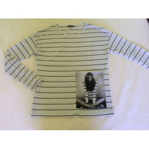 Tee-Shirt Manches Longues / Sweat À "Poche Motif " 14 Ans