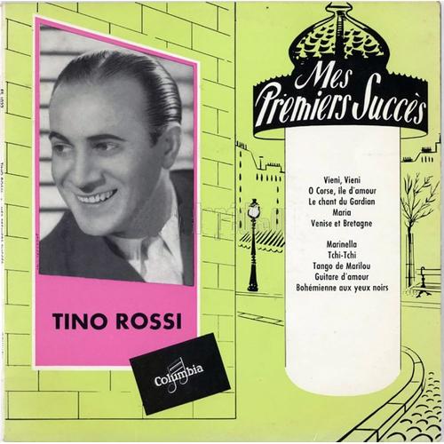 Tino Rossi - Disque Vinyle 33 Tours 25 Cm - Columbia 1032 - "Mes Premiers Succès"