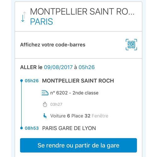 Billet De Train Ticket Rakuten Canet Herault Retrait Sur Place