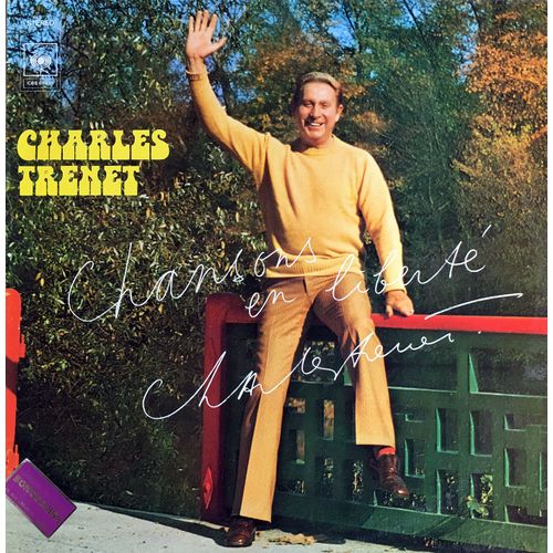 Charles Trenet - Disque Vinyle Lp 33 Tours - Cbs 65433 - "Chansons En Liberté"
