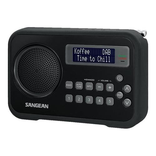 Sangean-DPR-67 - Radio portative DAB - 0.5 Watt - noir