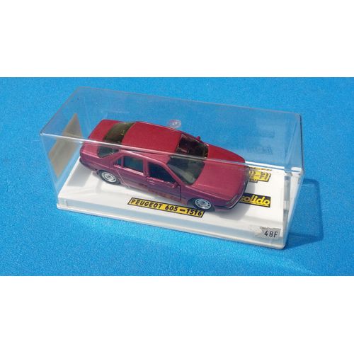 Solido Hifi 1516 - Peugeot 605 Rouge Métal 1:43-Solido
