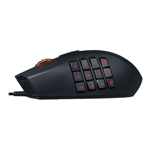 Razer Naga Chroma - Souris - pour droitiers - laser - 19 boutons - filaire - USB