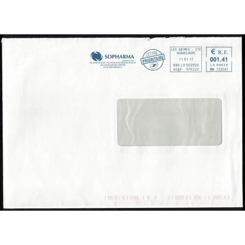 France Ema Empreinte Postmark Sopharma Guadeloupe Grossiste Pharmaceutique 97122 Baie Mahault