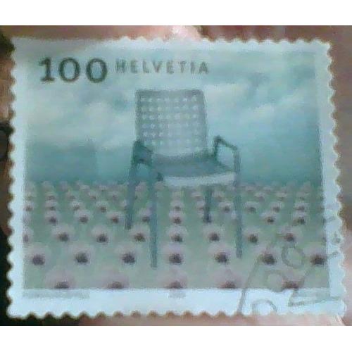 Timbre Helvetia Fauteuil