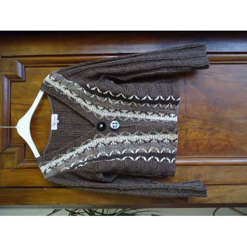 Gilet Armand Thiery Taille 38 Marron