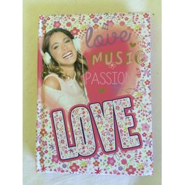 Bloc Notes Love Music Passion Violetta