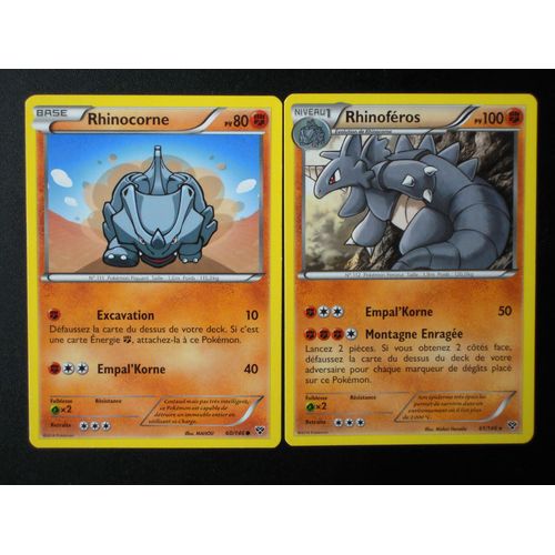 Base X.Y. - Rhinocorne (60) + Rhinoféros (61/146)